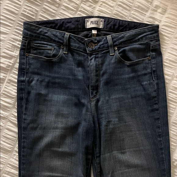 PAIGE Midnight Blue Flare Jeans - Picture 2 of 4